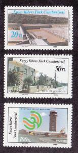 Turkish Republic of Northern Cyprus Scott #191-93 MNH 