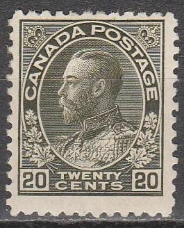 Canada #119 F-VF Unused  CV $100.00  (A7296)