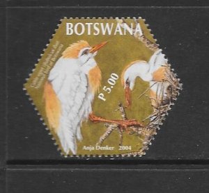 BIRDS - BOTSWANA #792 CATTLE EGRET  MNH