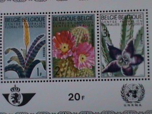 BELGIUM-1970-SC#736a COLORFUL LOVELY ORCHIRDS-MNH-S/S VF WE SHIP TO WORLDWIDE