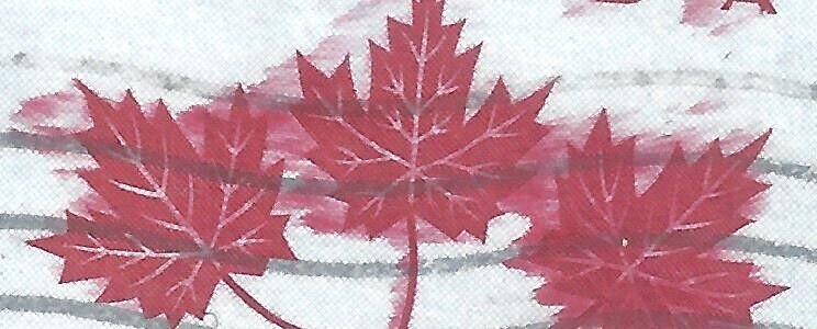 CANADA # 417 USED INK SMEAR BS28895