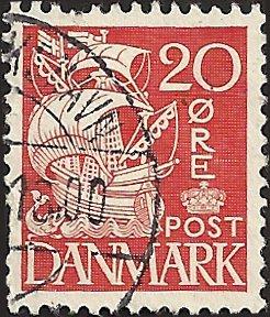 DENMARK -  #238D - Used - SCV-0.25