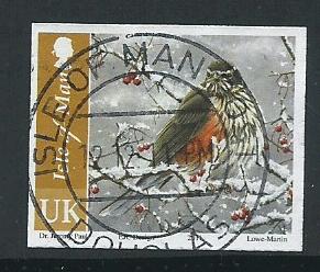 Isle of Man  VFU  SG 1699 no perf inscribed UK