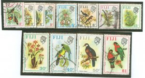 Fiji #306-313/316-319 Used Single (Flora)