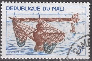 Mali; 1966: Sc. # 88: Used CTO Single Stamp