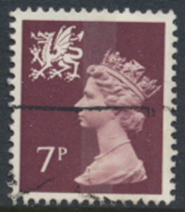 Wales  GB  Machin 7p SG W23  Used 1 band  SC# WMMH8  see details