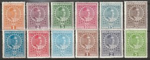 Montenegro 1913 Sc 99-110 set MH* some disturbed gum