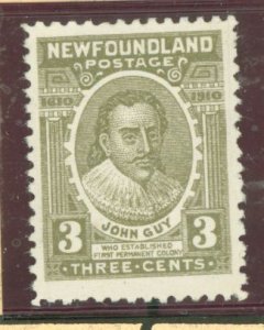 Newfoundland #89 Unused Single