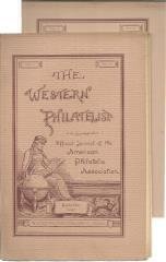 The Western Philatelist 1887 Volume 1 #1-12 Paper Bound