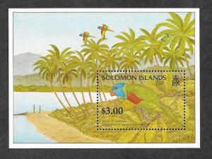 Solomon Islands 823 Mint NH S/S Birds Rainbow Lorkeet!