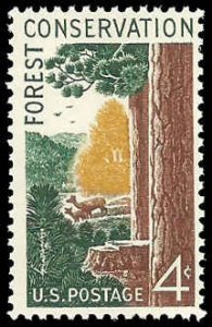 PCBstamps   US #1122 4c Forest Conservation, MNH, (5)