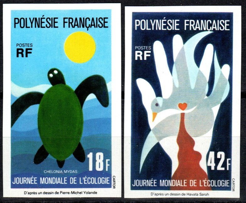 French Polynesia #289-90  MNH CV $34.00 (X2332)