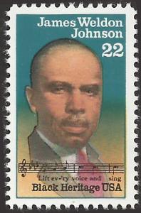 # 2371 MINT NEVER HINGED JAMES WELDON JOHNSON