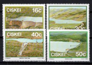 South Africa Ciskei 131-134 MNH Dams Agriculture Energy ZAYIX 0424S0067M