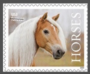 US 5895 Horses E F single MNH 2024 after June 30