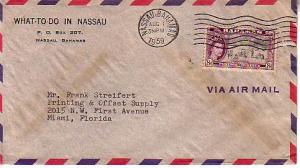 Bahamas, Airmail