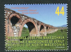 304 - NORTH MACEDONIA 2022 - Skopje Aqueduct - MNH