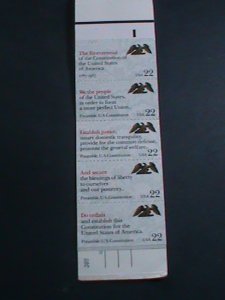 ​UNITED STATES-1987-SC #2359a DRAFTING OF CONSTITUTION-BICENTENNIAL BOOKLET-VF