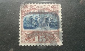 US #119 used inter tear e201.6331