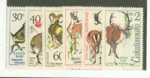 Czechoslovakia & Czech Republic #1211-1216  Single (Complete Set) (Animals)