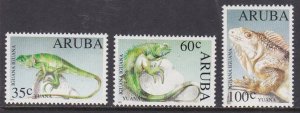 Aruba, Fauna, Reptiles MNH / 1993