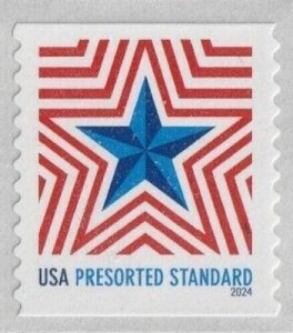 2024 10c Radiant Star - Presorted Standard Coil Single Scott 5832 Mint F/VF NH