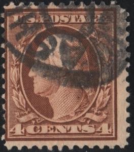 SC#334 4¢ Washington (1908) Used