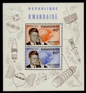 Rwanda 136 MNH John F. Kennedy, Telephone, Satellite