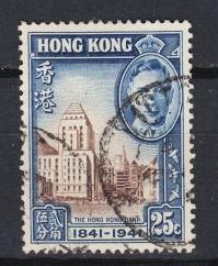 Hong Kong-1941 KGVI 25c  Sc# 172  (8597)