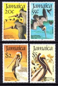 Jamaica 1985 Brown Pelicans Complete Mint MNH Set SC 595-598