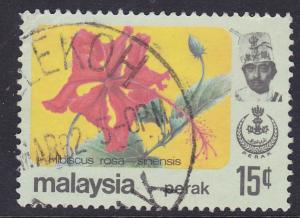 Malaysia - Perak 1979- Flowers - Hibiscus 15c - used