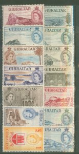 Gibraltar #132-145  Single (Complete Set)