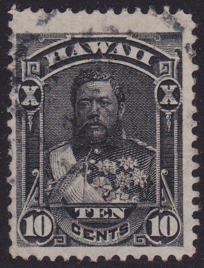 HAWAII 1882 10c black Sc40 used............................................2193