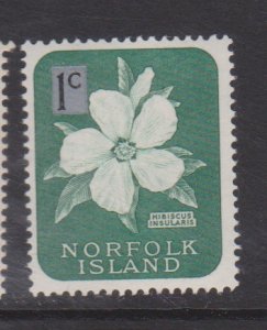 SC71 Norfolk Island Definitive 1c thin tablet MNH