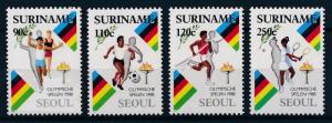 [63222] Suriname 1988 Olympic Games Seoul - Football  Tennis  MNH