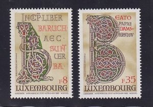 Luxembourg   #691-692  MNH   1983   Bible