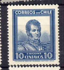 Chile 1930s Early Issue Fine Mint Hinged Shade 10c. NW-12634