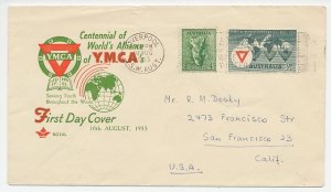 Illustrated cover Australia 1955 YMCA