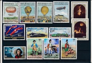 D397772 Central Africa Nice selection of VFU Used stamps
