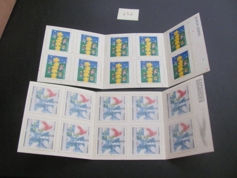 GERMANY BERLIN 2000 2 MNH BOOKLETS   (232)