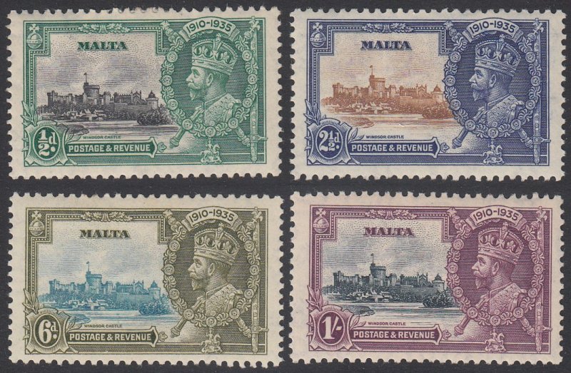 Malta 184-187 MH CV $22.00