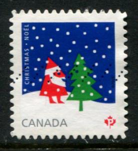 2956 Canada P Santa & Christmas Tree SA, used