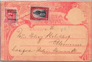 SCHALLSTAMPS PARAGUAY 1910-20 POSTAL HISTORY ILLUSTRATED POSTCARD ADDR GERMANY