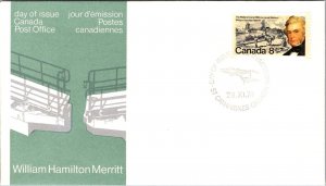 Canada 1974 FDC - William Hamilton Merritt - St Catharines - F78913