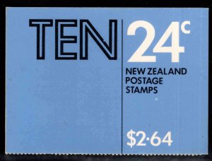 New Zealand Scott 649a perf 12 Map stamp Booklet MNH**