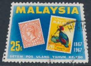 Malaysia     SC# 48  Used Stamp Centenary see details & scans