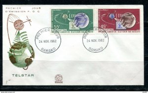 Mali 1962 FDC Cover Telstar Bamako 12720