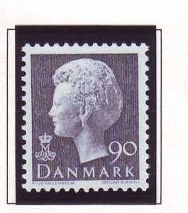 Denmark Sc 630 1979 90 ore slate Queeen Margrethe stamp mint NH