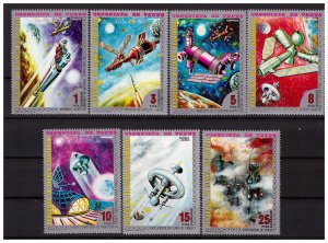 EQUATORIAL GUINEA 1973 SPACE Conquest of Venus  7 v MNH