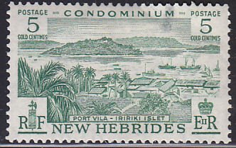 British New Hebrides 82 Port Vila and Iririki Islet 1957